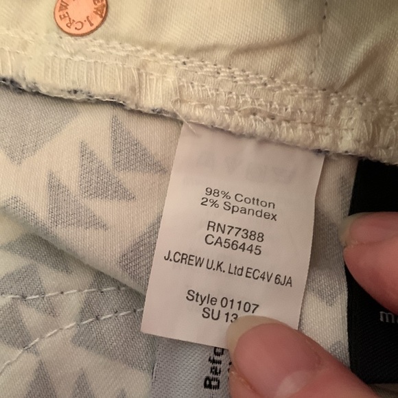 J. Crew Toothpick Pants NWOT. Size 26 Ankle - Picture 16 of 16